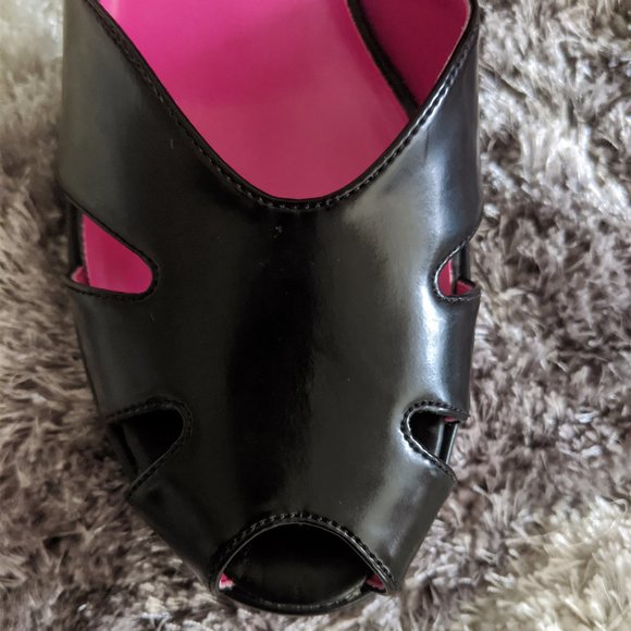 NIB Esprit Black Heels Size 8 - Picture 5 of 7